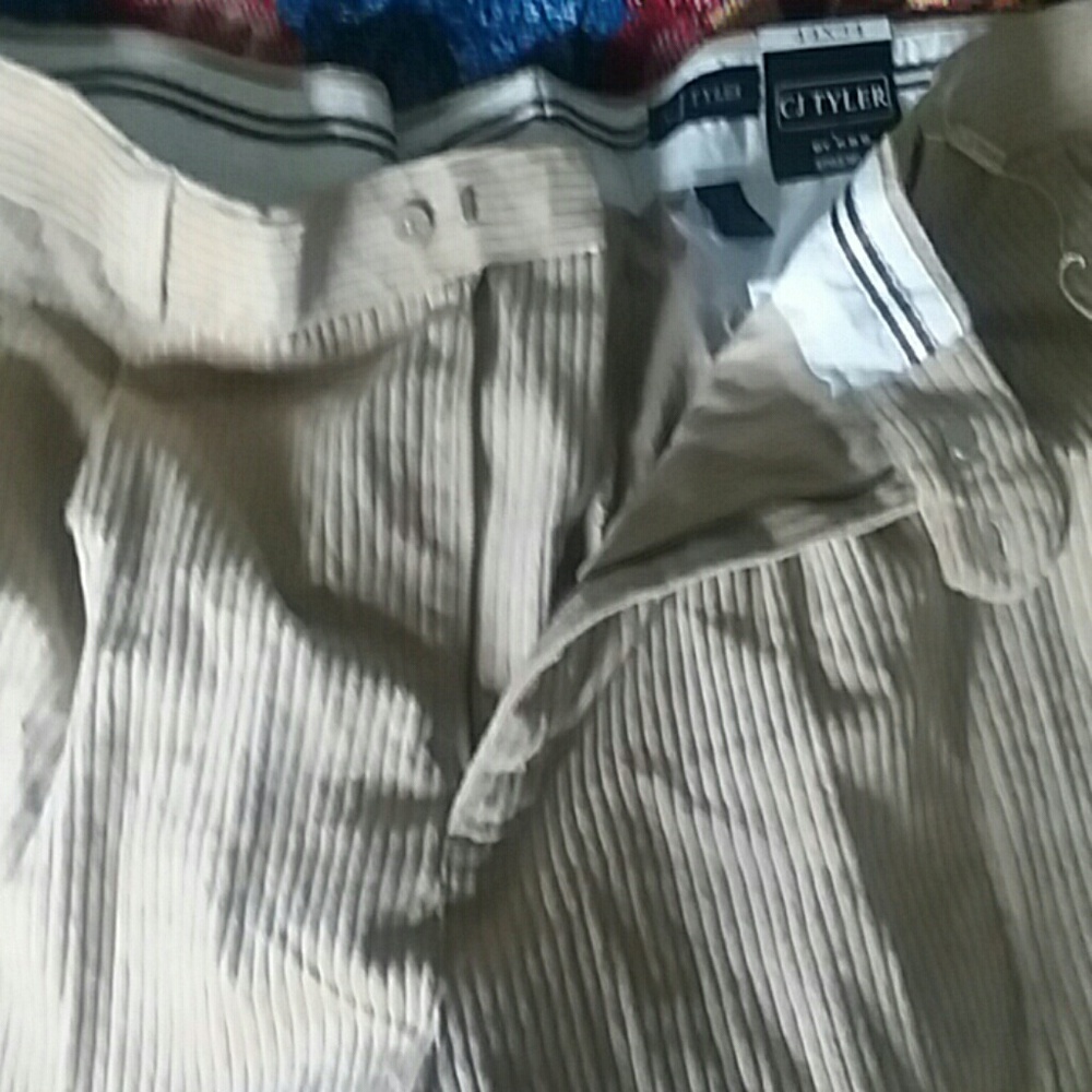 Mens Khaki Corduroy Pants